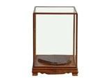 Vintage Glass Transparent Rectangular Shape Cover Display Case GB832S