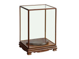 Vintage Glass Transparent Rectangular Shape Cover Display Case GB832S