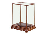 Vintage Glass Transparent Rectangular Shape Cover Display Case GB832S
