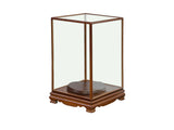 Vintage Glass Transparent Rectangular Shape Cover Display Case GB832S