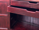Oriental Brown Rosewood MoonFace Credenza Sideboard Console Cabinet ws4666S