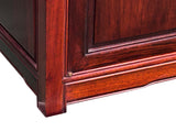Oriental Brown Rosewood MoonFace Credenza Sideboard Console Cabinet ws4666S