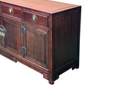 Oriental Rosewood MoonFace Drawers Credenza Sideboard Console Cabinet ws4667S