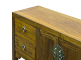 Honey Brown 4 Drawers Slim Narrow Console Side Foyer Table ws4980S