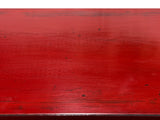 Distressed Brick Red Drawers Doors Sideboard Credenza Console Table ws4987S