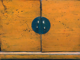 Distressed Vintage Style Weathered Orange Drawers Credenza Cabinet ws4995S