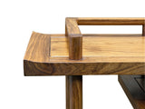 Simple Oriental Minimalistic Natural Wood Console Side Table Desk ws5029S