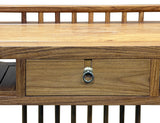 Simple Oriental Minimalistic Natural Wood Console Side Table Desk ws5029S