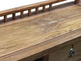 Simple Oriental Minimalistic Natural Wood Console Side Table Desk ws5029S