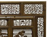 Chinese Scholars Student Motifs Wood Wall Panel Window Screen GB785S