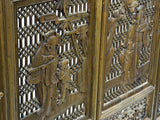Chinese Scholars Student Motifs Wood Wall Panel Window Screen GB785S