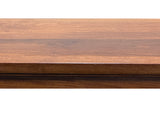 Oriental Point Edge Altar Natural Wood Grain Everted Flanges Console Table ws5028S