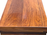 Oriental Point Edge Altar Natural Wood Grain Everted Flanges Console Table ws5028S