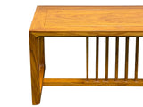 Solid Wood Light Brown Minimalistic Low Bench Coffee Table ws5066S