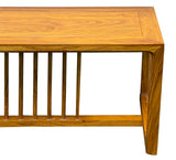 Solid Wood Light Brown Minimalistic Low Bench Coffee Table ws5066S