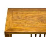 Solid Wood Light Brown Minimalistic Low Bench Coffee Table ws5066S
