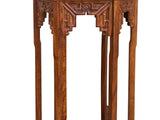 Chinese Huali Rosewood Hexagon Pedestal Plant Stand Table cs1221S