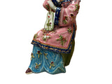 Chinese Porcelain Qing Style Dressing Holding Fan Lady Figure GB055S