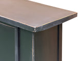 Vintage Distressed Black Hardware Credenza Console Sideboard Cabinet ws5083S