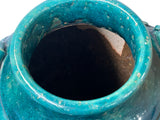 Chinese Dark Teal Green Wine Medicine Herbs Storage Ceramic Jar ws4934S