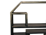 Chinese Black Lacquer Rectangular Display Curio Cabinet Room Divider GB028S
