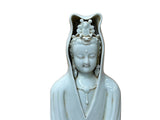 Dehua Blanc de Chine White GuanYin Bodhisattva Porcelain Statue GB013S