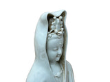 Dehua Blanc de Chine White GuanYin Bodhisattva Porcelain Statue GB013S