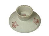 Chinese Small Color Graphic Round Porcelain Goblet Offer Display Plate ws4963S