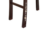 Chinese Rosewood Mother of Pearl Tall Shrine Offering Altar Console Table GB036S