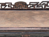 Vintage Chinese Fujian Chinoiserie Style Motif Carving Day Bed Chaise Bench GB030S