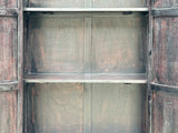 Oriental Weathered Gray Tall Narrow Noodle Cabinet Armoire GB033S
