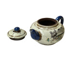 Oriental Zisha Clay White Glaze Scenery Graphic Display Art Teapot GB782S