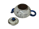 Oriental Zisha Clay White Glaze Scenery Graphic Display Art Teapot GB782S