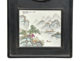 Chinese Mountain River Porcelain Painting Wall Panel 3 Pieces Set GB074GB075S