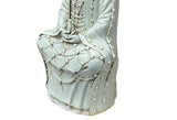 Pale Celadon White  GuanYin Bodhisattva Tong Style Porcelain Statue GB078S