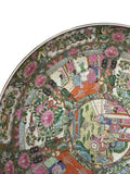 19" Vintage Large Chinese Famille Rose Porcelain Charger Plate GB732S