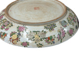 19" Vintage Large Chinese Famille Rose Porcelain Charger Plate GB732S
