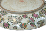 19" Vintage Large Chinese Famille Rose Porcelain Charger Plate GB732S