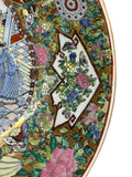 Chinese Vintage Famille Rose People Scenery Porcelain Art Bowl ws4399S