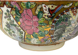 Chinese Vintage Famille Rose People Scenery Porcelain Art Bowl ws4399S