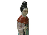 Vintage Oriental Ancient Style Dressing Ceramic Lady Art Figurine ws4416S
