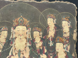 Oriental Tong Dynasty Style Bodhisattva Painting on Paper Mache Wall Art ws4515S
