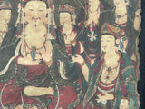 Oriental Tong Dynasty Style Bodhisattva Painting on Paper Mache Wall Art ws4515S