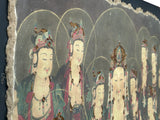 Oriental Tong Dynasty Style Bodhisattva Painting on Paper Mache Wall Art ws4515S