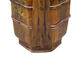 Vintage Oriental Octagonal Golden Graphic Stack Wedding Basket Display GB123S