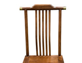 Oriental Modern Yoke High Back Bars Backrest Accent Side Chair ws4950S