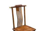 Oriental Modern Yoke High Back Bars Backrest Accent Side Chair ws4950S