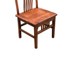Oriental Modern Yoke High Back Bars Backrest Accent Side Chair ws4950S