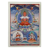 Tibetan Infinite Life Buddha 長量佛 Thangka Card TBS501