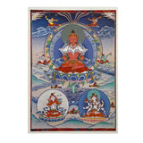 Tibetan Infinite Life Buddha 長量佛 Thangka Card TBS501